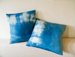 Load image into Gallery viewer, Hand-Dyed Natural Indigo Silk Pillowcase
