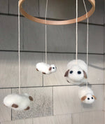 Load image into Gallery viewer, Needle-Felted Animal Baby Nursery Mobile
