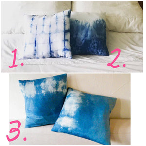 Hand-Dyed Natural Indigo Silk Pillowcase