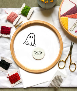 DIY Embroidery Kit— Ghost Pattern for Beginners