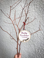 Load image into Gallery viewer, Custom Embroidered Christmas Ornament
